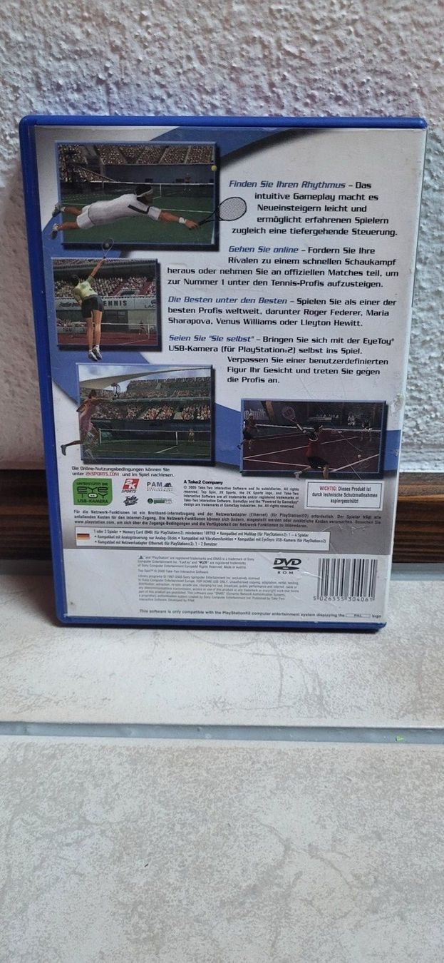 Sony Giochi: PS2 Spiel – Top Spin – Usato da Münsingen venduto da Heroism2010 1