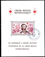 HENRY DUNANT BLOCK CROIX-ROUGE 1978 GESTEMPELT - MO02