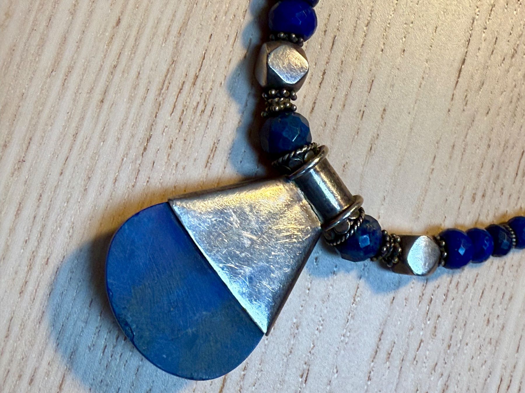 Ketten: Tibetische Lapislazuli - Silber Kette – Gebraucht aus Zürich von Elena_8 4