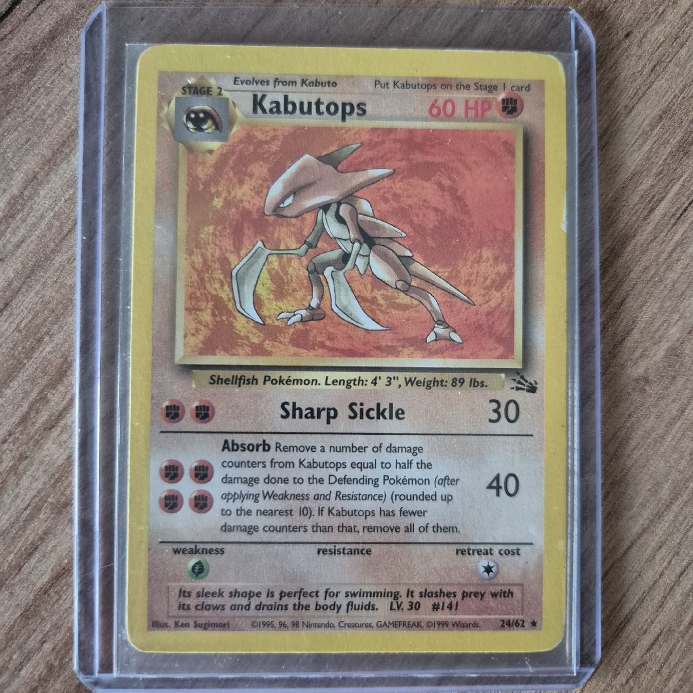 Pokémon Carte collezionabili: Kabutops Fossil ENG 🔥 – Usato da Ursy venduto da RetroBebar777 1
