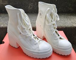 Converse Chuck 70 De Luxe Heel Leder weiss