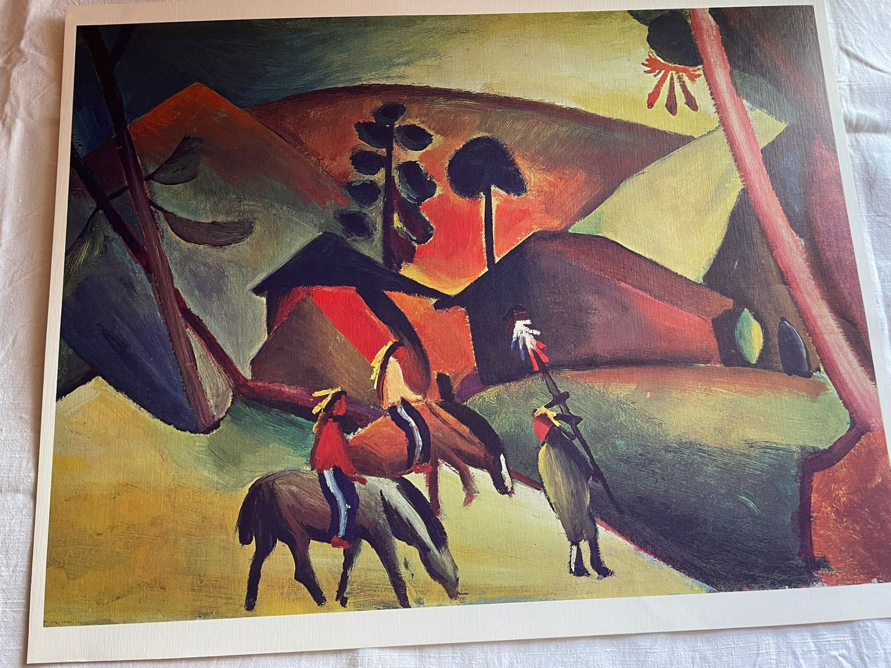 Foto & Immagini: Kunstblatt ca. 48x60cm, August Macke – Nuovo (secondo la descrizione) da Ebnat-Kappel venduto da carastellabella