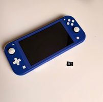 Nintendo Switch Lite Blau + 64 GB Speicherkarte + Ladekabel