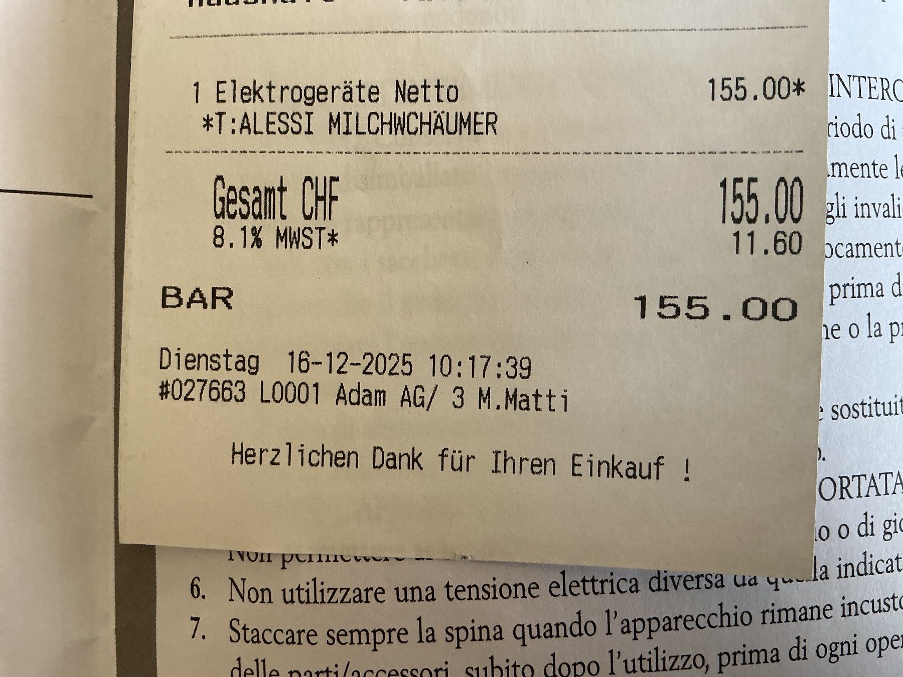 Alessi Elettrodomestici da cucina: Milchschäumer von Alessi – Usato da Bubendorf venduto da bri_by2d 1