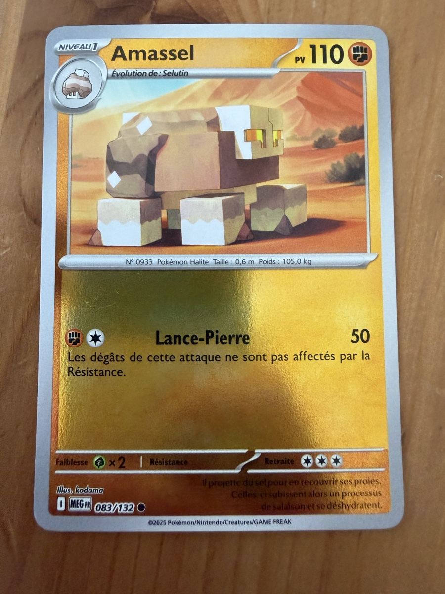 Pokémon Sammelbilder & Trading cards: Amassel (MEG083) – Neu (gemäss Beschreibung) aus Vevey von Matx