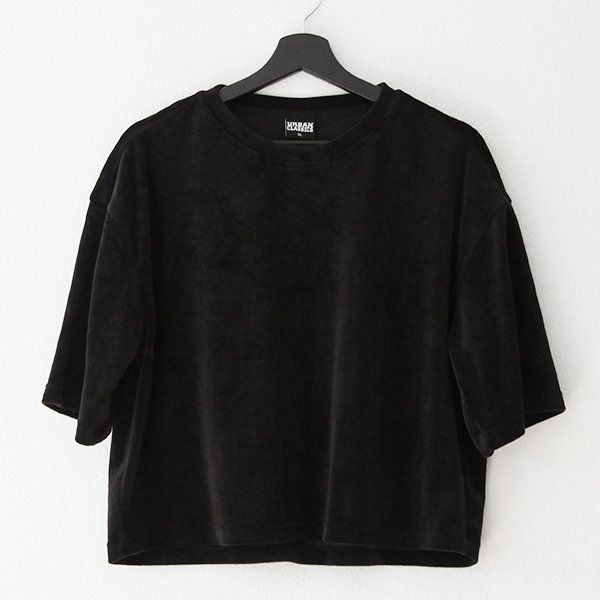 T-Shirts: URBAN CLASSICS | Crop Shirt Samt XL | Kurzarmpulli Samtshirt – Gebraucht aus Engelburg von Rmueller 1
