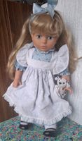 Sammlerpuppe/Spielpuppe mit Hund, Vintage, Top Zustand