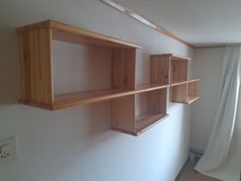 Wandregal Bio Kiefer Massivholz
