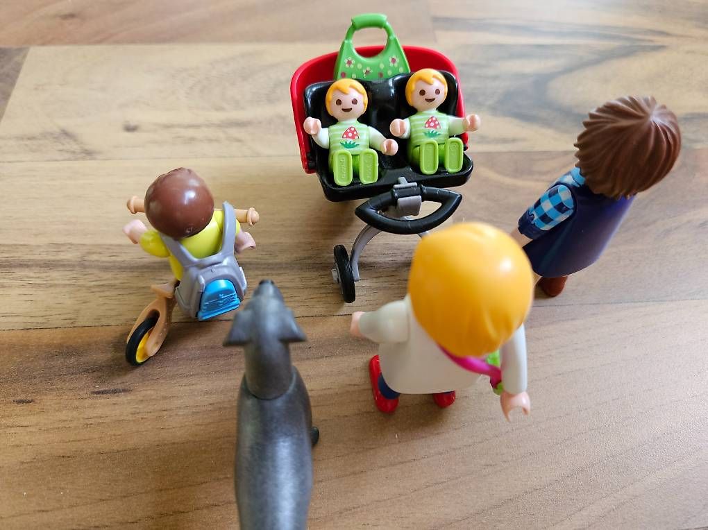 Spielzeuge: Playmobil Zwillingswagen – Gebraucht aus Neudorf von Vogelhof 1