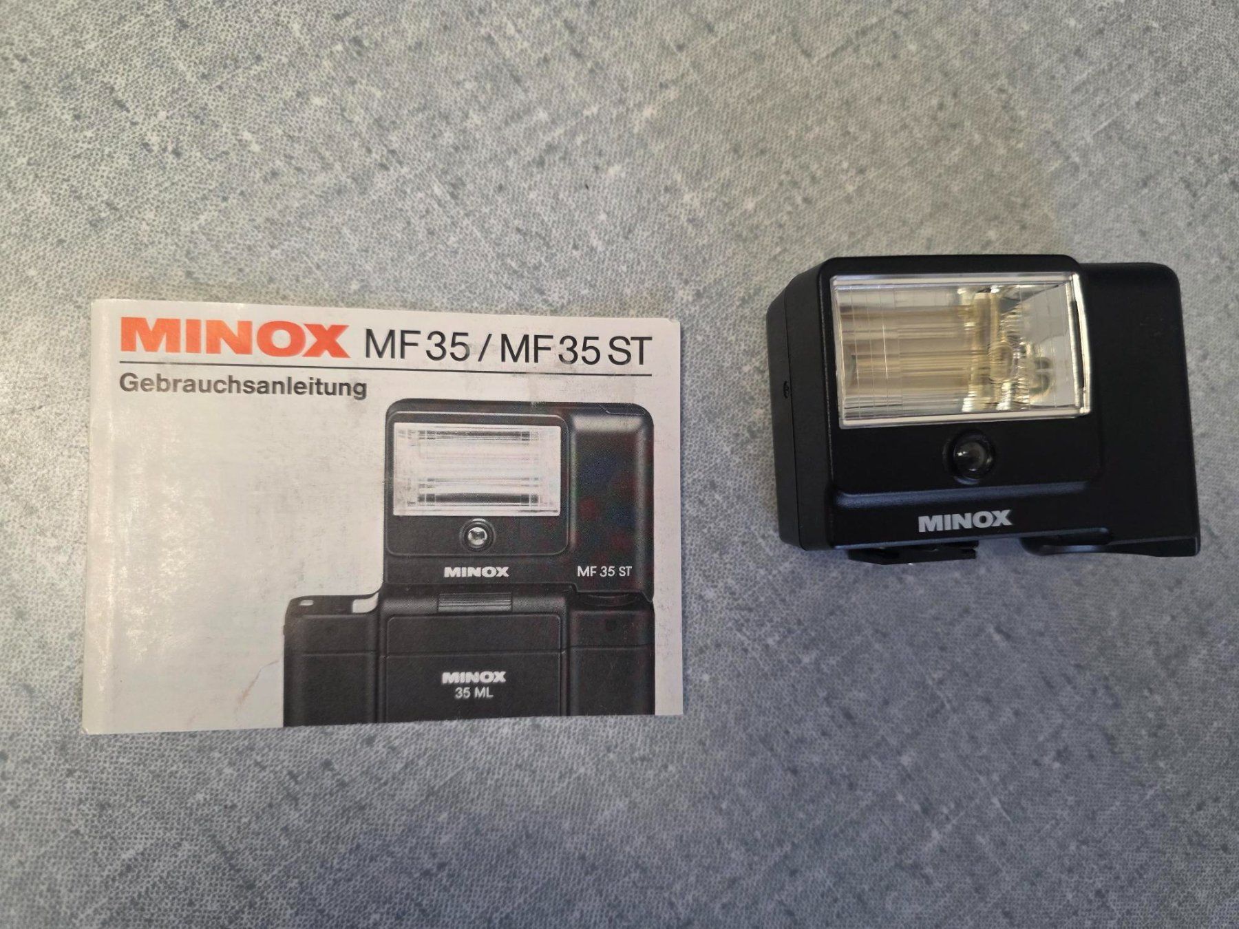 Minox Flash: Minox MF35 Blitz mit Gebrauchsanleitung – Usato da St. Gallen venduto da Thomstar