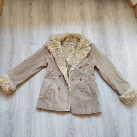 Veste en cuir style vintage 