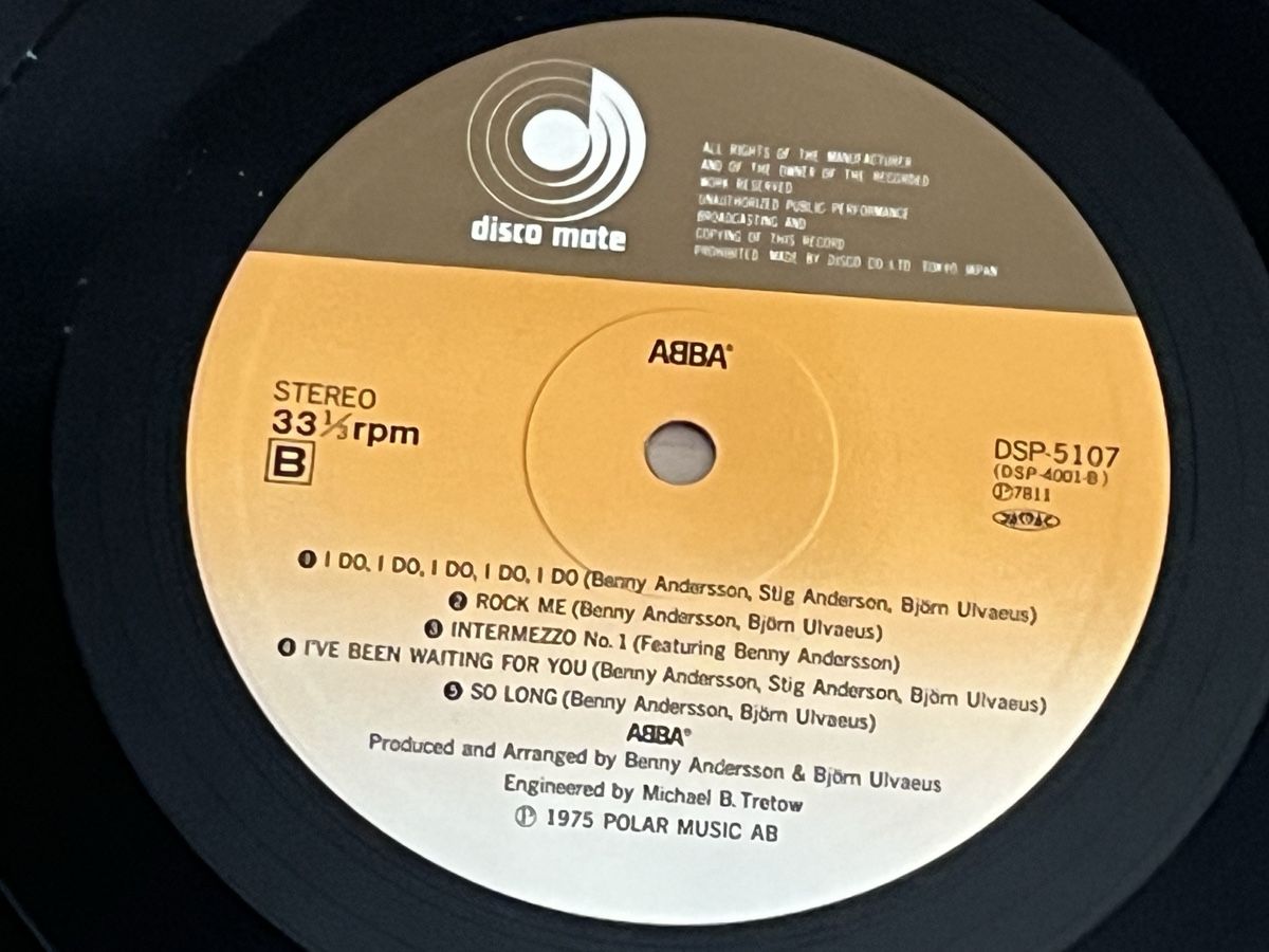 Dischi in vinile: ABBA Same Lp Japan (table cover) – Usato da Basel venduto da Vinyloase 7