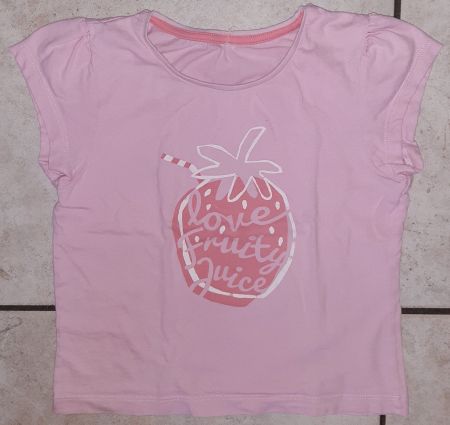 T-Shirt Gr. 110, rosa, Kurzarm