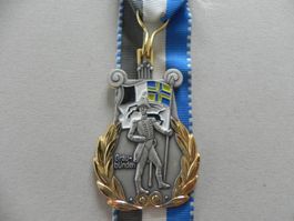 Medaille Kanton Graubünden Fahne Fahnenträger 1981 Miliär