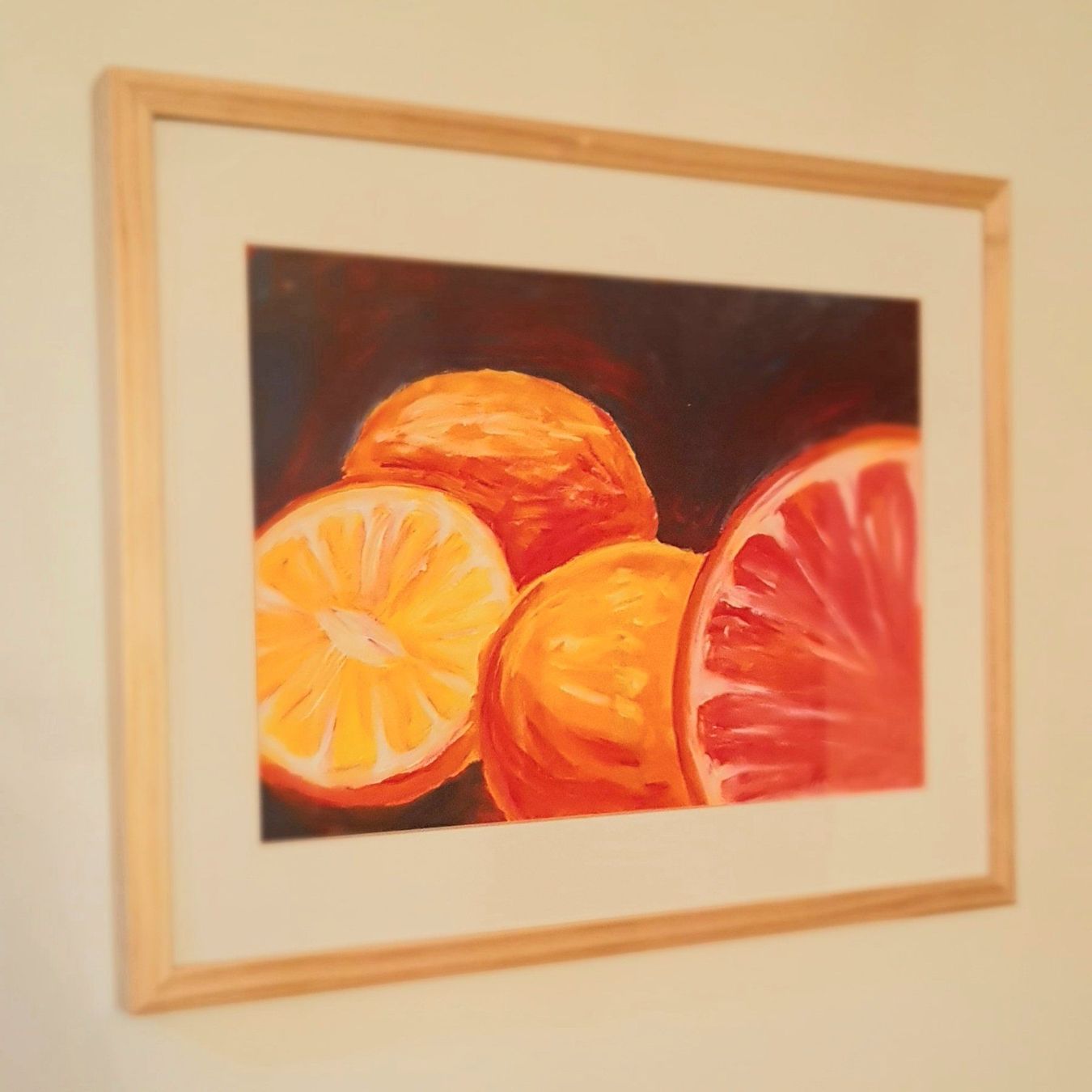 Gemälde: Orangen Expressionismus – Neu (gemäss Beschreibung) aus Goldach von artkramer