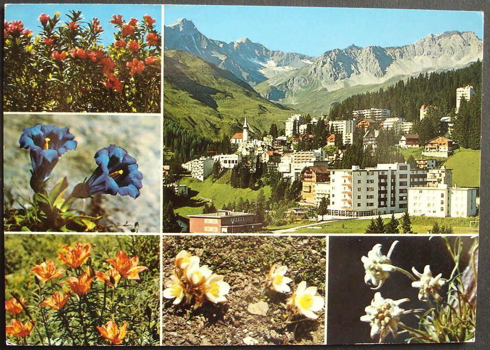 Cartoline postali: AROSA – Usato da Jona venduto da philajona
