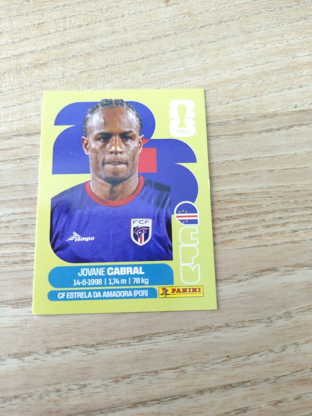 Panini Carte collezionabili: Panini Sticker CPV 16 Jovane  Cabral  – Nuovo e nell'imballaggio originale da Steinmaur venduto da Cinderella309