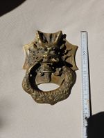 Antiker asiatischer Türklopfer Drache Messing
