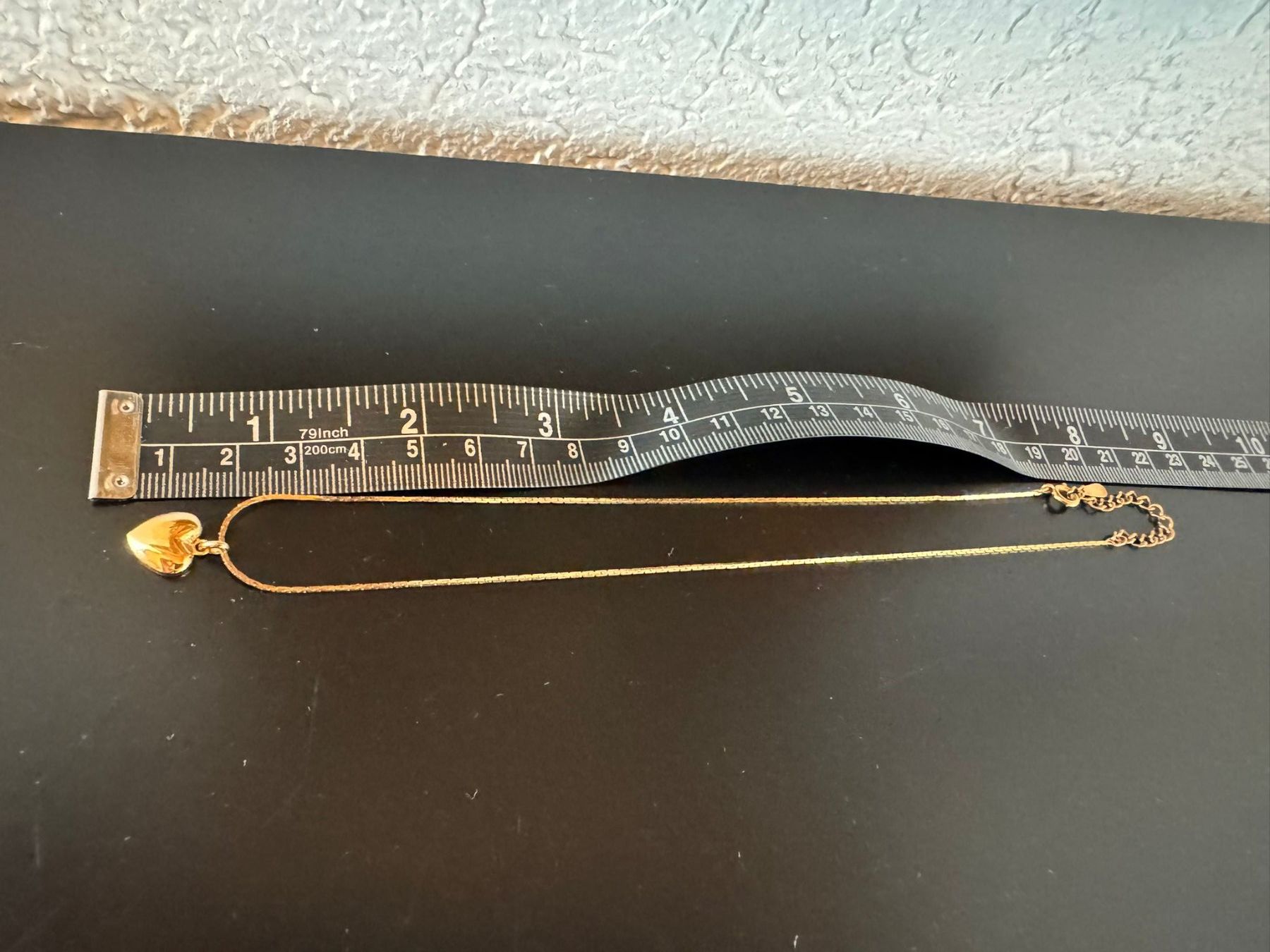 Catenine: K18GP Halskette mit Herz 40 cm – Usato da Winterthur venduto da Dejv 3