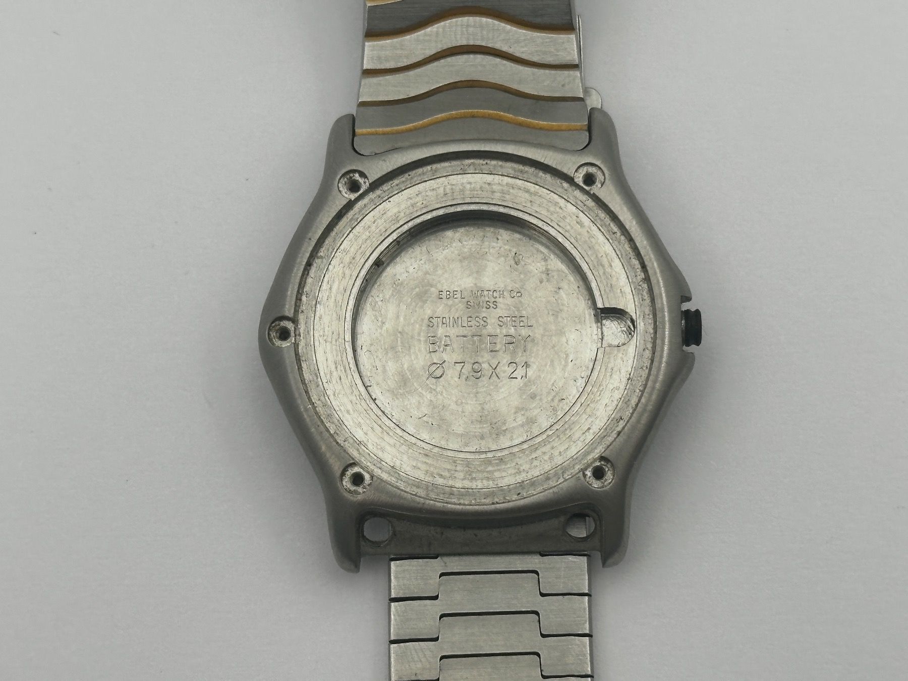 Ebel Uhren: Ebel Sport Classic Wave Gehäuse mit Band ref: 184909 – Gebraucht aus Brüttisellen von AlphaOmega05 1