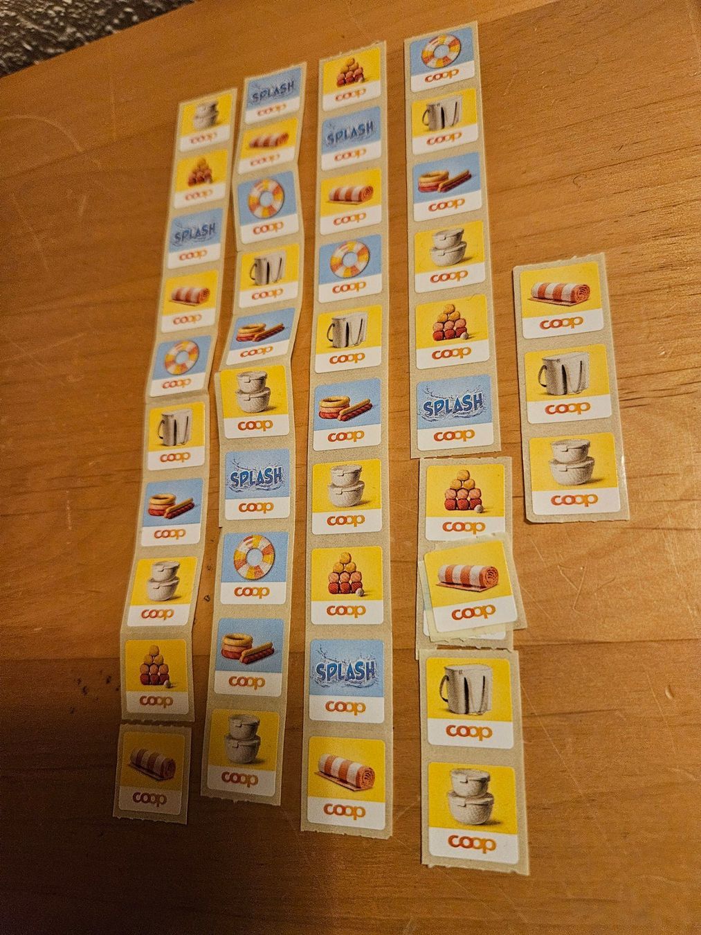 Coop Raccolte di bollini & punti: Coop Splash Sammelmarken. 43 Marken. – Nuovo (secondo la descrizione) da Flamatt venduto da 22oderso 1