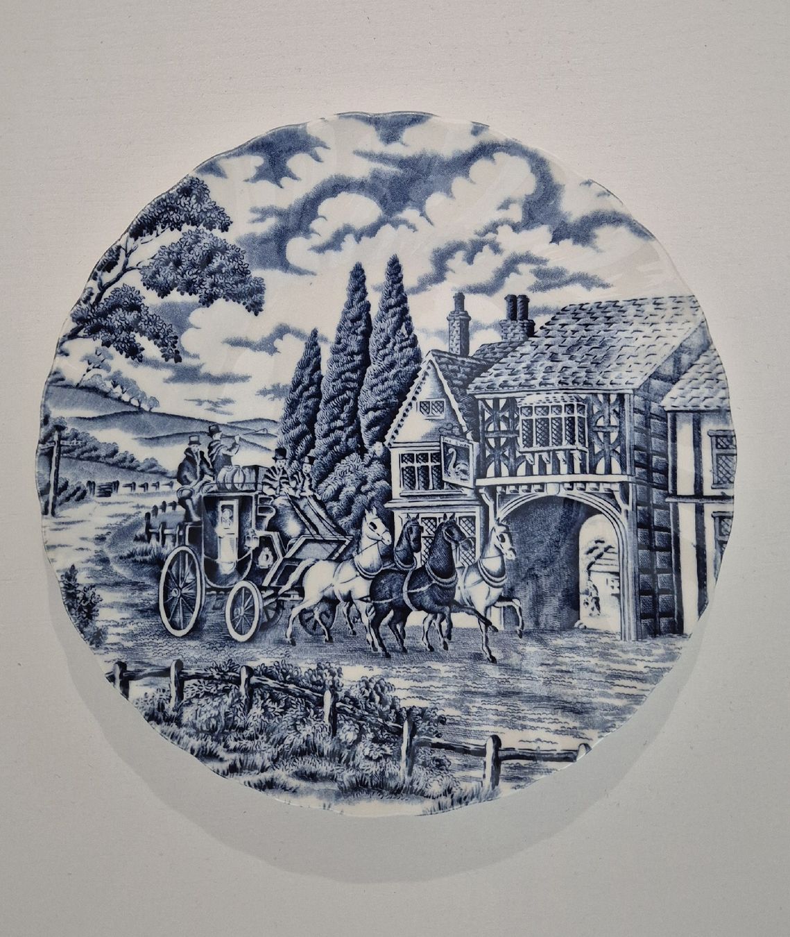 Set di piatti: Myott Royal Mail Plate Set Blue White England – Usato da Mellingen venduto da tat_b8mh 8