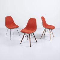 Eames Side Chair gepolstert, Fuss nach Wahl (pro Stk.)
