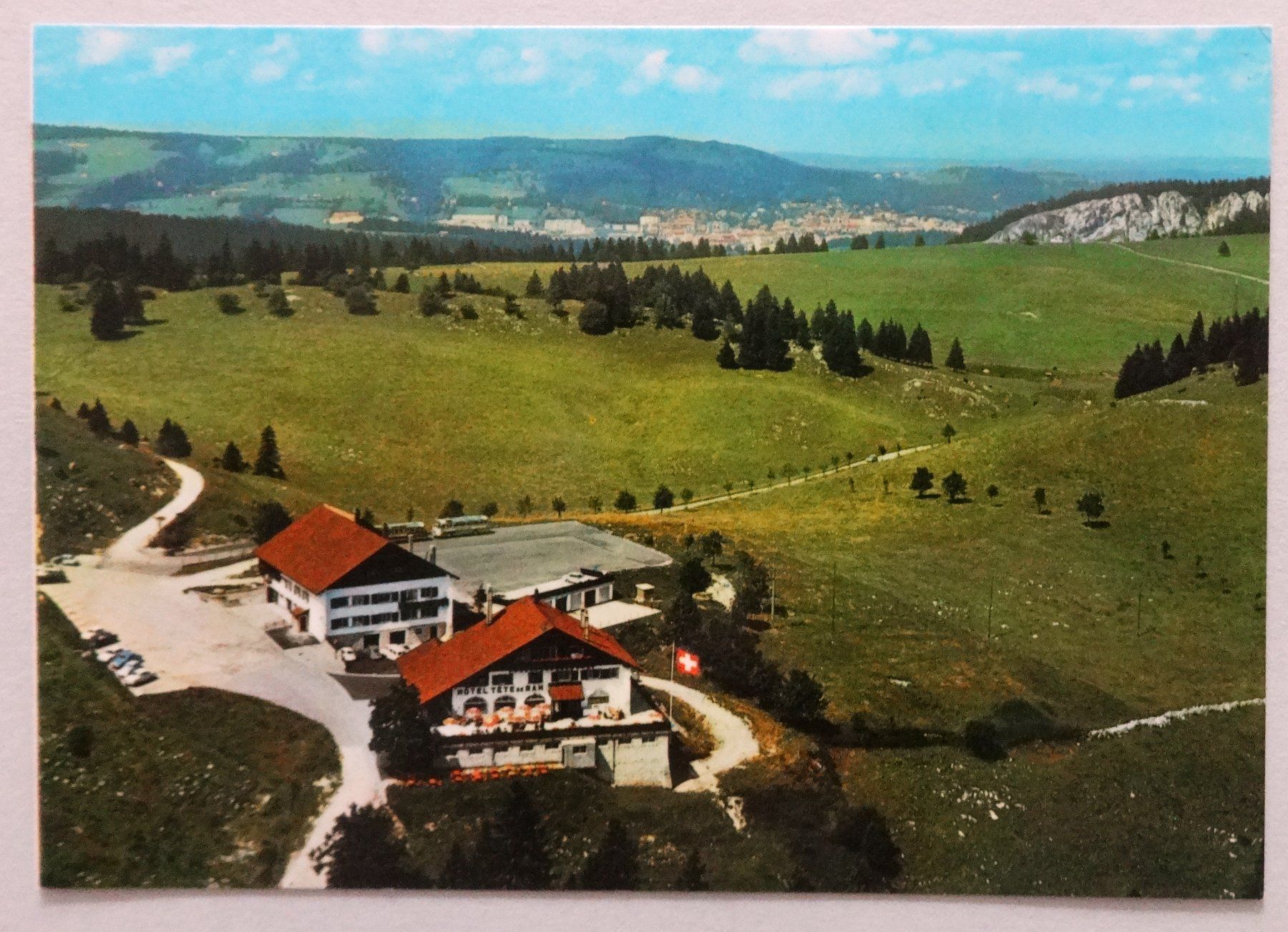 Cartoline postali: Hôtel Tête-de-Ran, alt. 1425 m – Difettoso da Fétigny venduto da Billy2miny