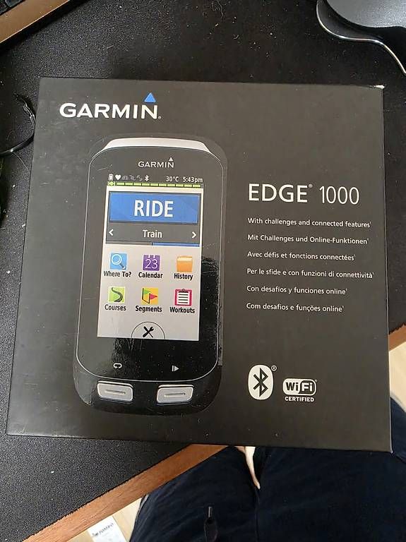 Garmin Computer & Strumenti di misurazione: Garmin Edge 1000 GPS-Fahrradcomputer – Usato da Zuzwil SG venduto da mdeti 1