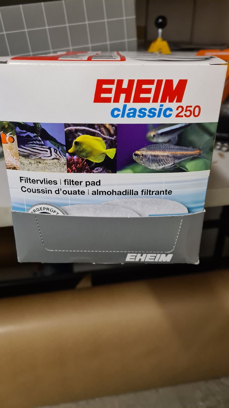Eheim Filtri: Eheim classic 250 Filterflies – Nuovo e nell'imballaggio originale da Luzern venduto da Zanclus 1