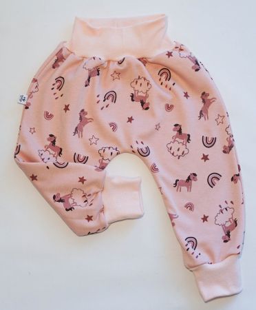 Fleece/Thermo Pumphose mit Einhorn Gr.80/86 - NEU