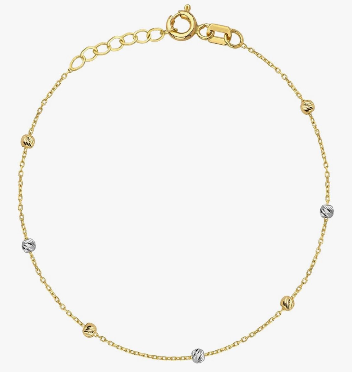 Bracciali & Braccialetti: Armband weiß gelb Gold – Nuovo e nell'imballaggio originale da Hemmental venduto da GoldundGlanz