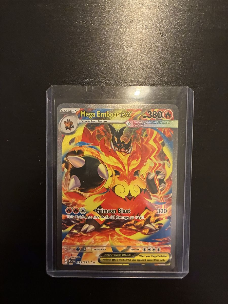 Pokémon Carte collezionabili: Mega Emboar EX Ascended Heroes SIR – Nuovo (secondo la descrizione) da Schlieren venduto da mutschellen8 2