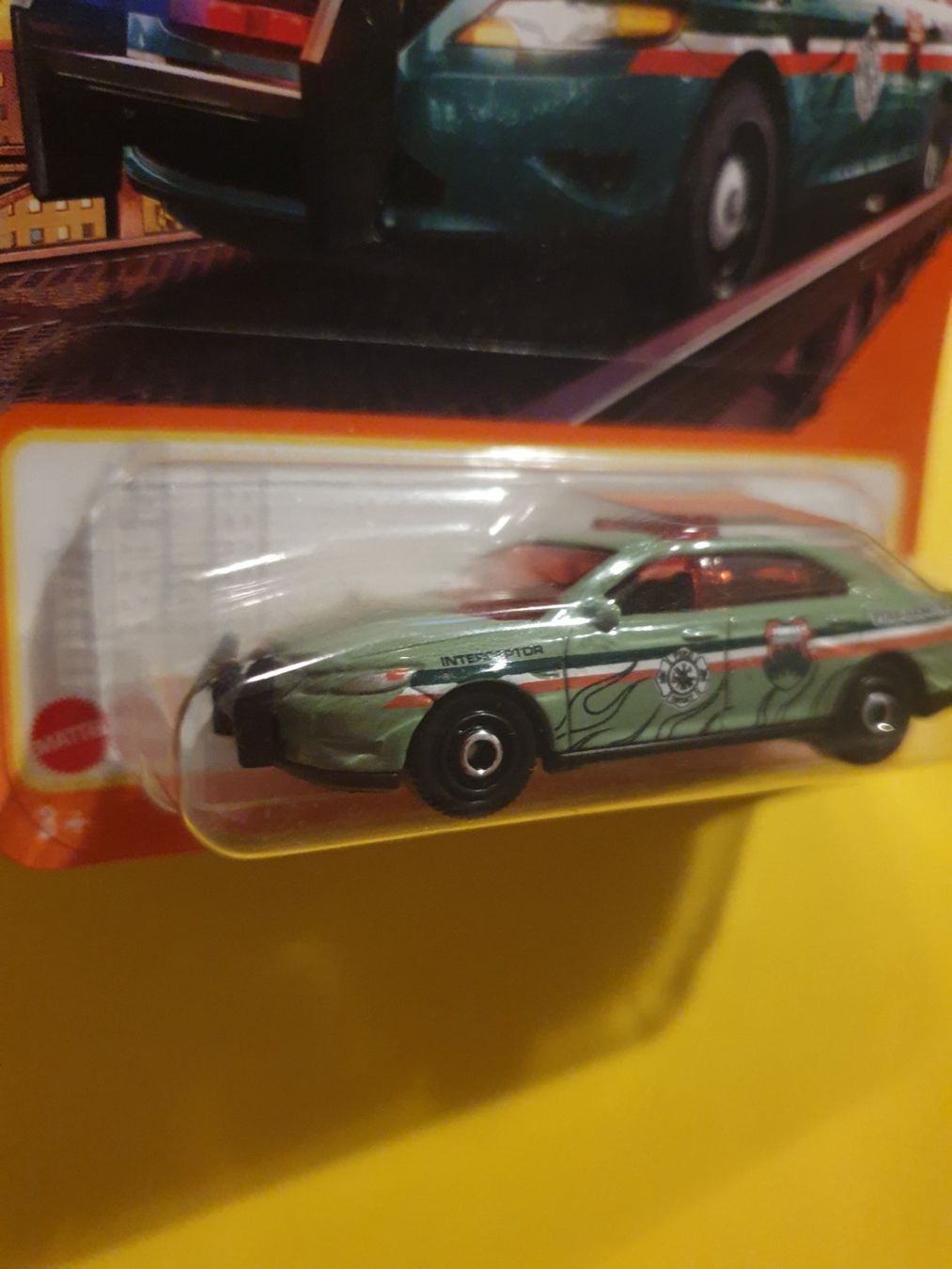 Matchbox Modellini d'auto: 2 x Matchbox FORD POLICE INTERCEPTOR – Nuovo e nell'imballaggio originale da Oftringen venduto da Rotor 6