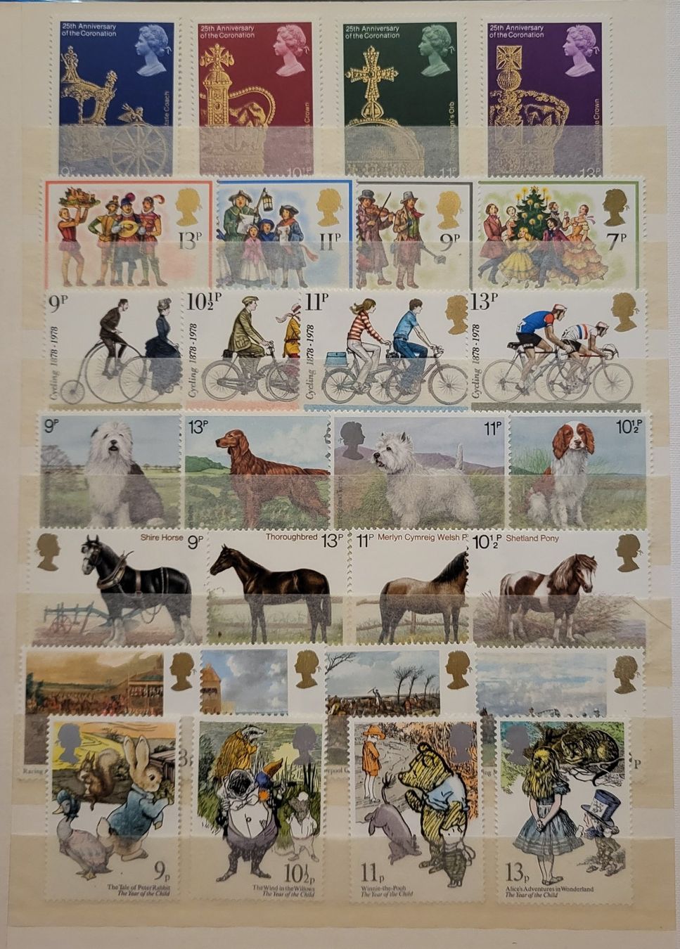 Tutti i francobolli: Grossbritannien UK, Lot Postfrisch + Gestempelt – Usato da Castione venduto da Rx-stamps 3