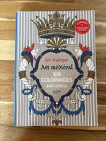Livre de coloriage Art thérapie Art médiéval 100 pages