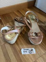 Michael Kors Wedge Sandals, Tan, Like New Condition