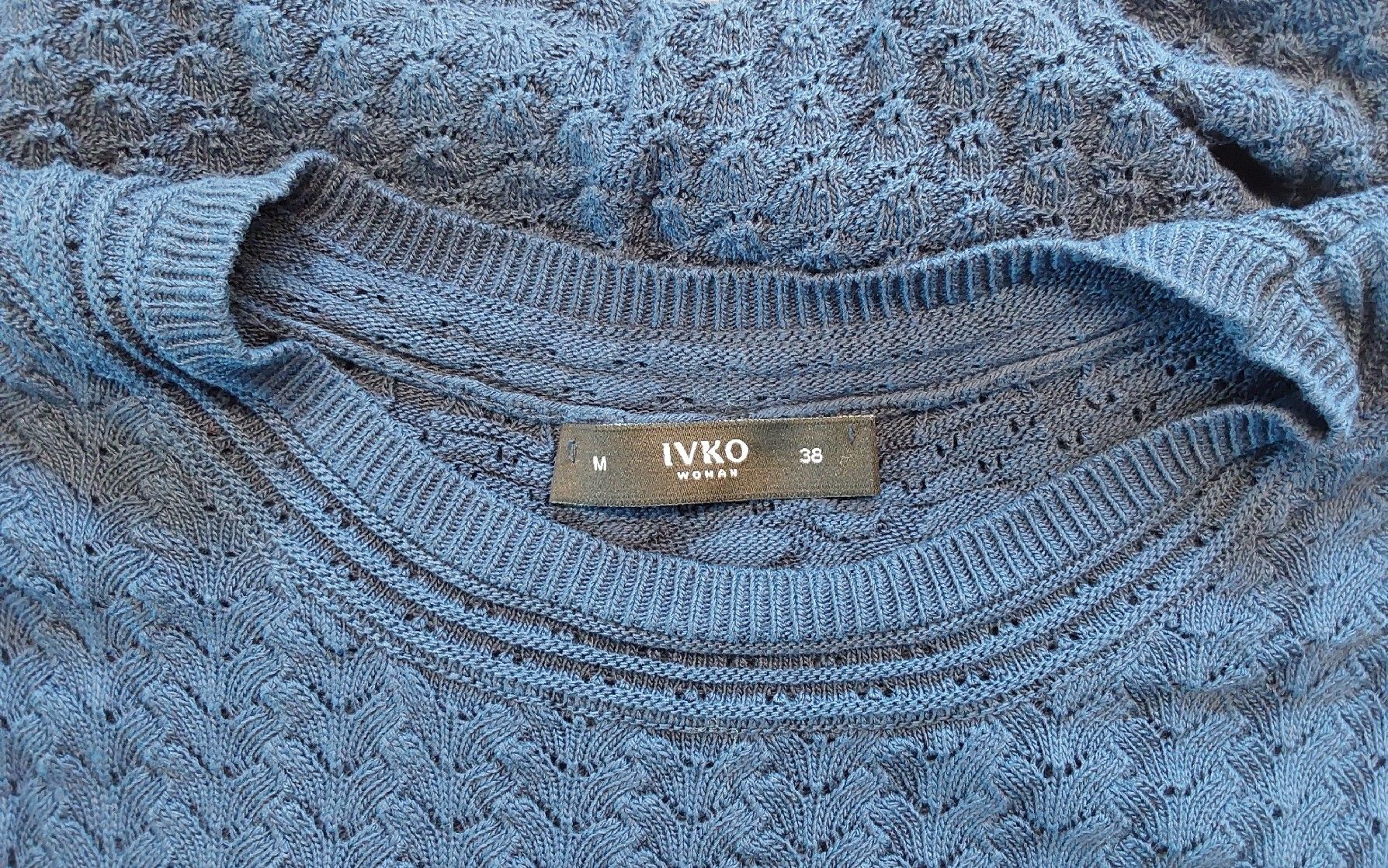 Ivko Vestiti: Strickkleid Ivko blau 38 – Usato da Köniz venduto da scopello12 5