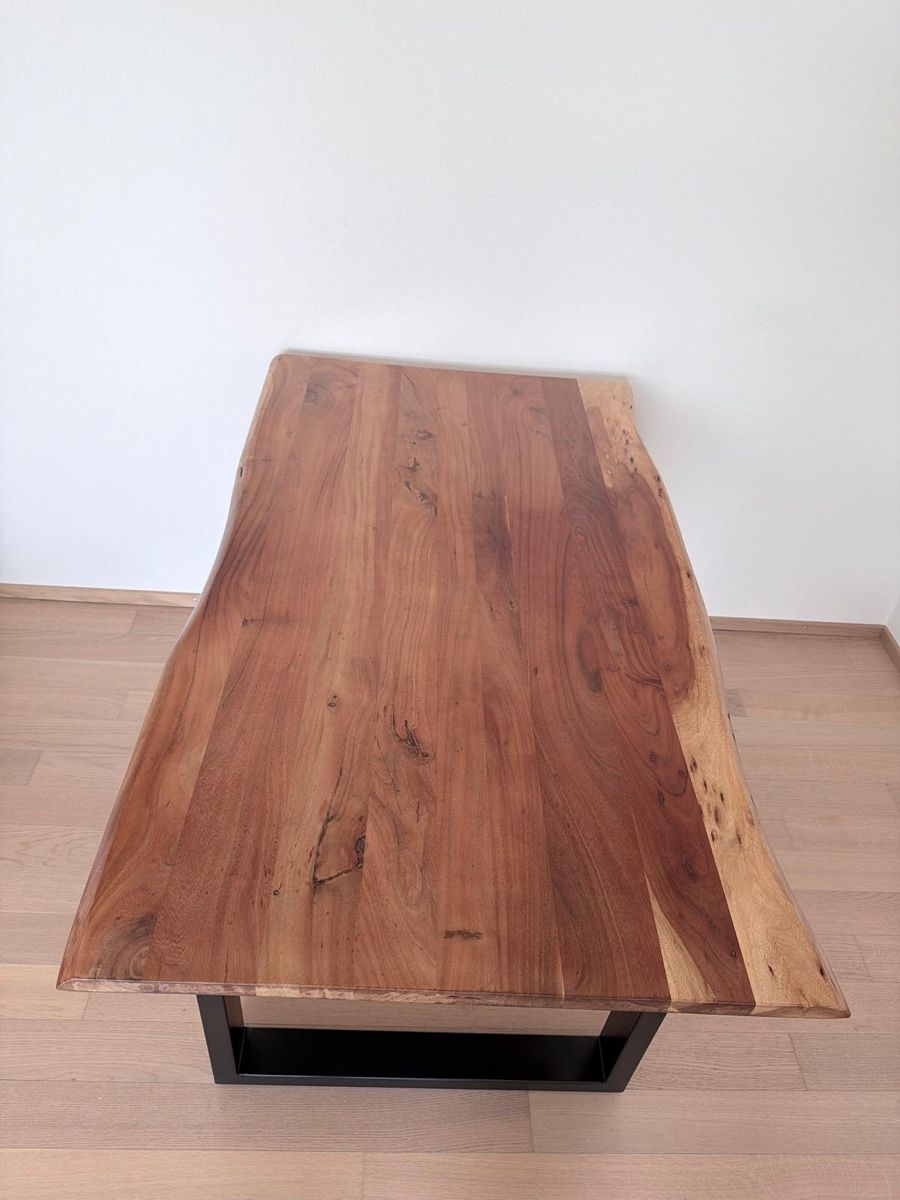 Tavoli: Solid Wood Dining Table with Metal Legs, Modern Style – Usato da Zürich venduto da Kenji_Midori 3