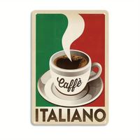 Caffé Italiano - Blechschild