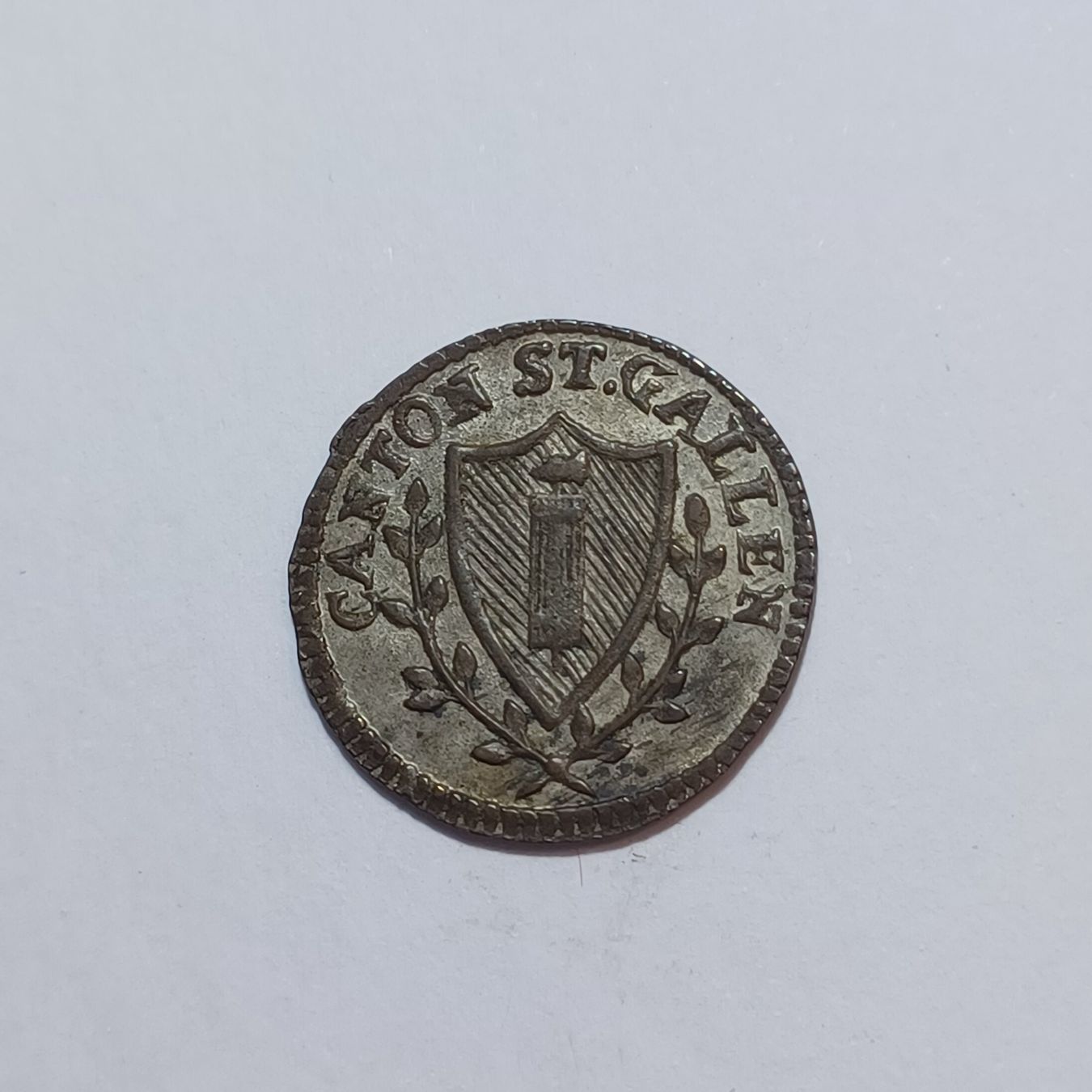 Tutti le monete: 1/4 Batzen 1808 St. Gallen – Usato da Pfäffikon ZH venduto da Schweizer_Muenzen 1