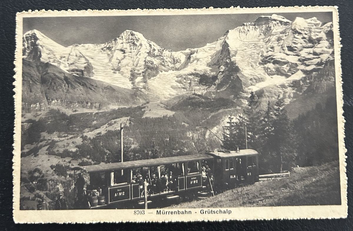 Ansichtskarten: Mürrenbahn Grütschalp – Gebraucht aus Horw von Tellbub