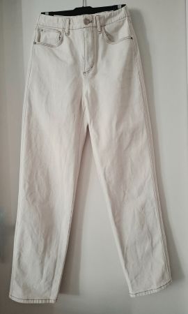 Jeans Massimo Dutti avec surpiqûres contrastées, T.36