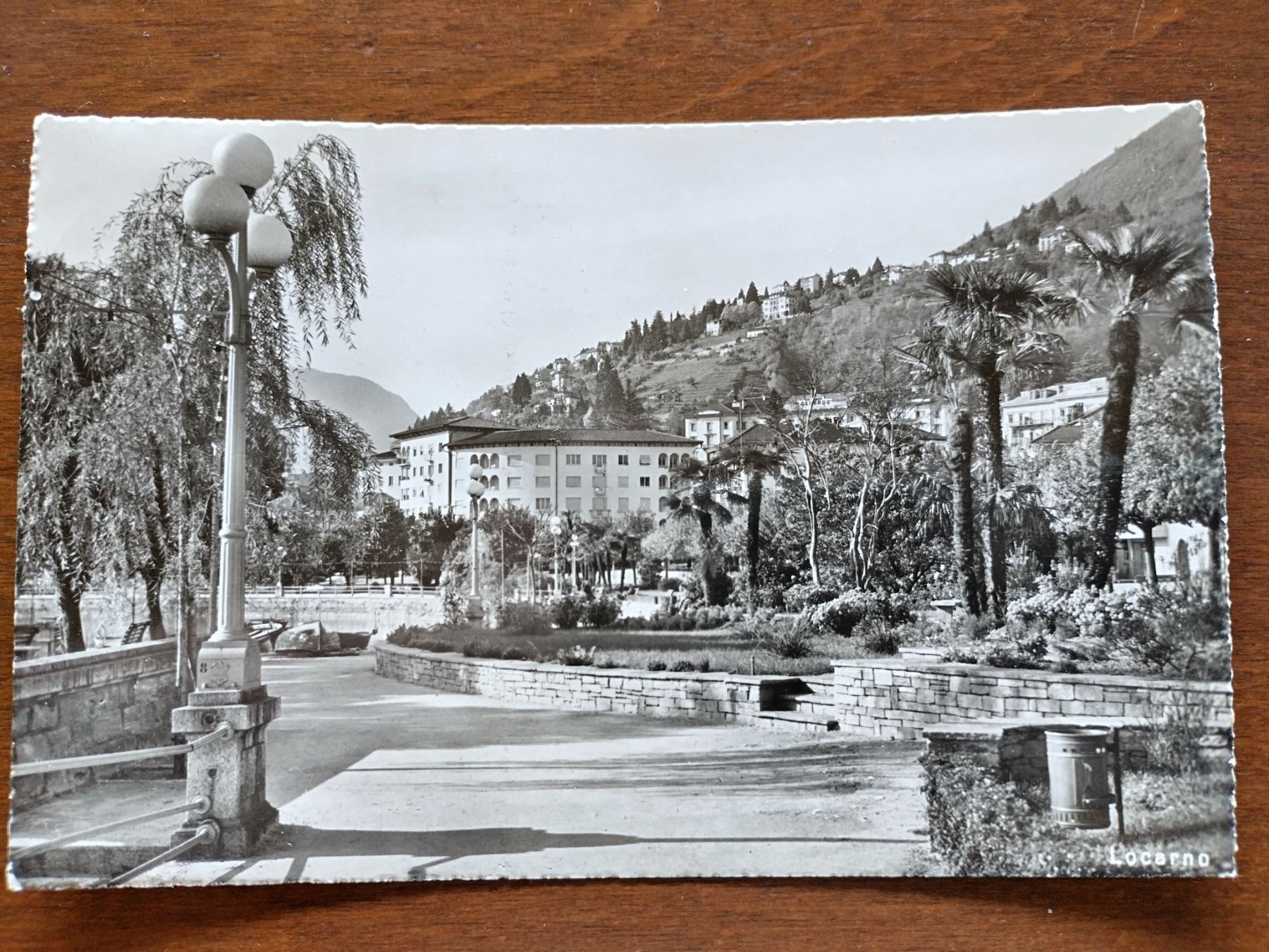 Ansichtskarten: Ansichtskarte Locarno 1955 – Gebraucht aus Wildhaus von Hukwildhaus 2