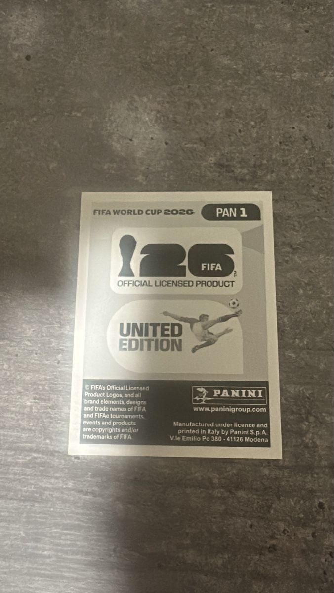Panini Carte collezionabili: PAN 1 , FIFA WORLD CUP 2026 PANINI  – Nuovo (secondo la descrizione) da Frauenfeld venduto da 1PegPeg1 1