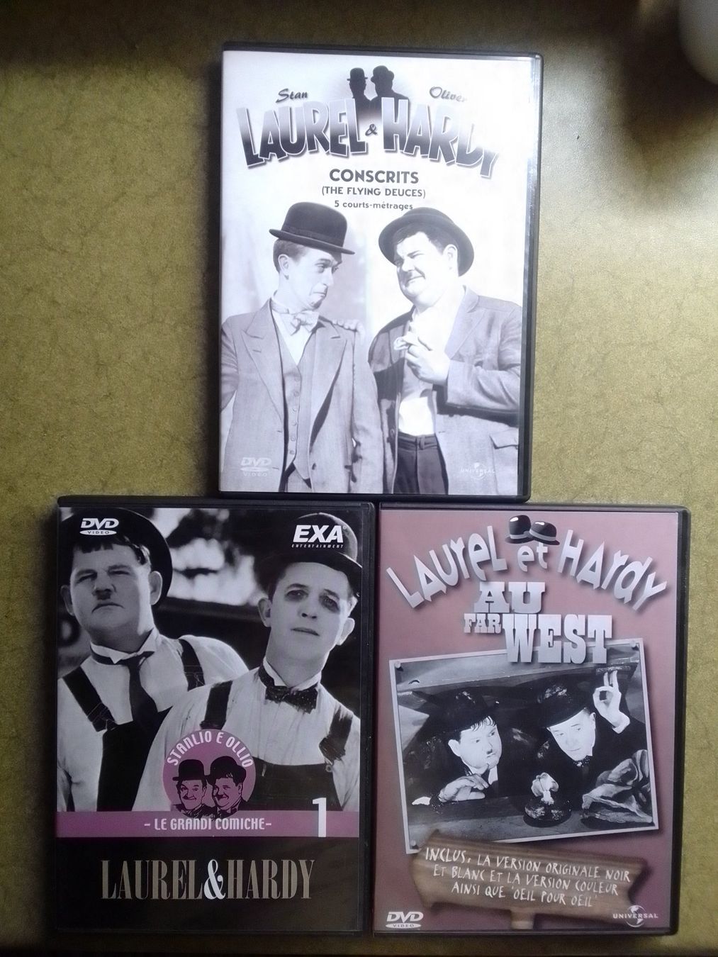 Alle DVDs: Films Laurel & Hardy, lot 3 DVD – Gebraucht aus Préverenges von mam_629h