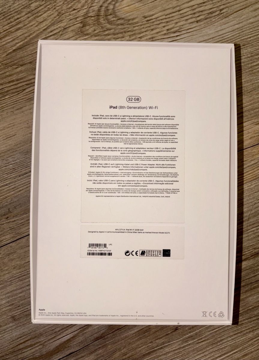 Apple Tablet PC: Apple iPad (8. Gen.) Wi-Fi 32 GB – Usato da Frauenfeld venduto da botrob 1