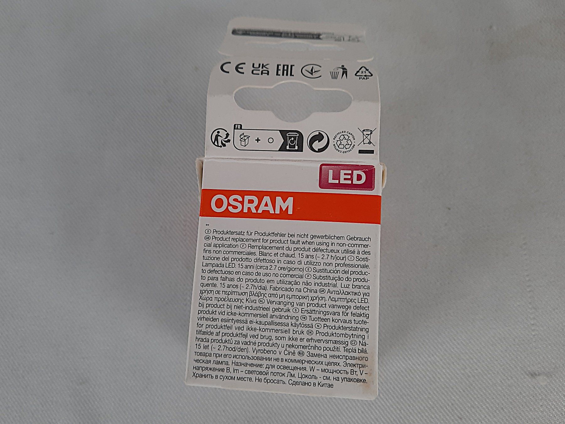 Lampade: OSRAM LEUCHTMITTEL – Nuovo (secondo la descrizione) da Beinwil am See venduto da Restwert_Beinwil 2