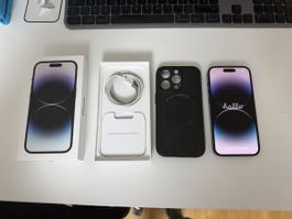 Apple iPhone 14 Pro 128GB schwarz, sehr guter Zustan