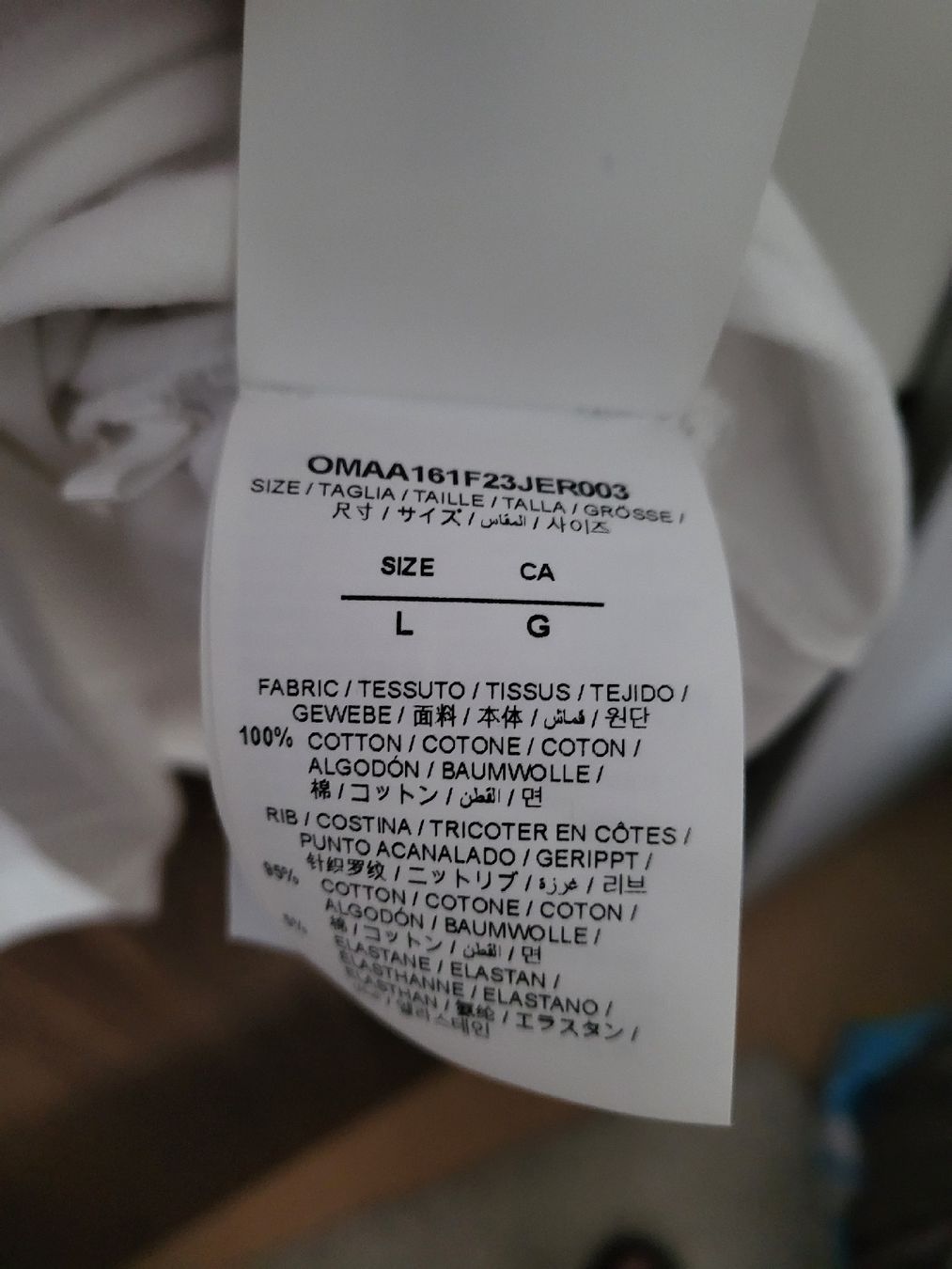 Off-White T-shirt: Off-White T-Shirt Gr. L Weiss – Usato da Hagendorn venduto da mar_b8zk 3